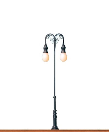 Brawa 84036 Lampione stradale ornamentale con due Led, 100 mm