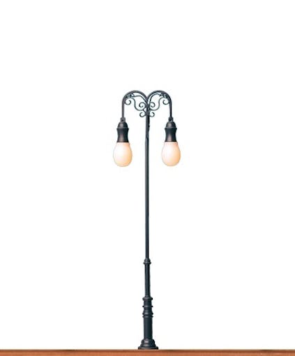 Brawa 84036 Lampione stradale ornamentale con due Led, 100 mm