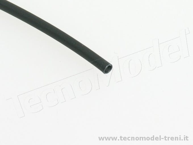 Tecnomodel 5906 Guaina termorestringente nero da 1,2 a 0,6 mm L. 122 cm
