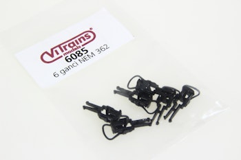 Vitrains 6085 Ganci standard ad occhiello 6 pz.