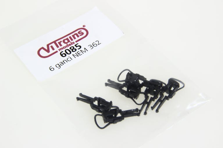 Vitrains 6085 Ganci standard ad occhiello 6 pz.