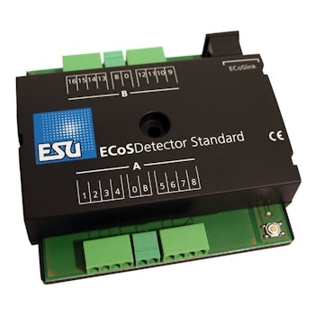 Esu Electronic 50096 ECoSDetector modulo feedback Funzionamento per 3 rotaie (Marklin)