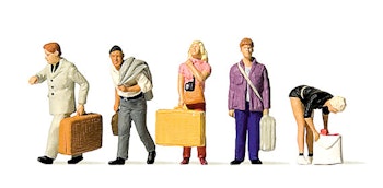 Preiser 10670 Viaggiatori con valigie