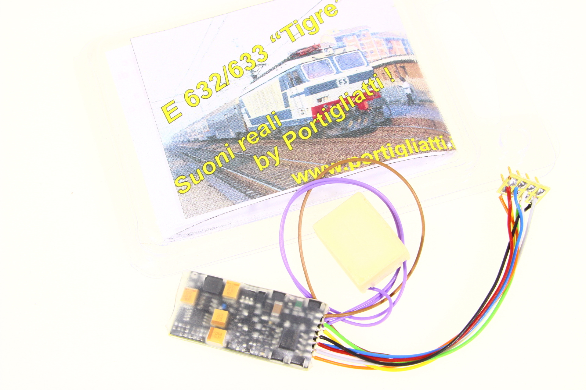 Zimo FS-E632-633/MS450R Decoder Sound DCC 8 pin suoni originali FS