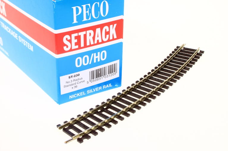 Peco ST-230 Curva R3 505 mm 22.5° cod. 100 Setrack H0