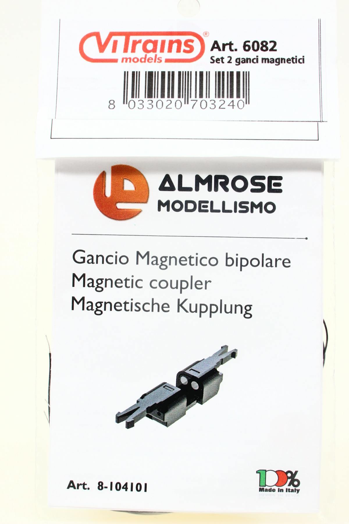 ROMANA MODELLI 91003 - Coppia Ganci Magnetici Per ETR 220 Level - Modellismo Gianni Treni - Roma - Foto 7