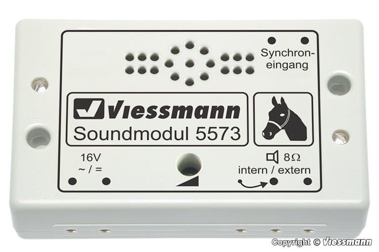 Viessmann 5573 Modulo sonoro per art. 1591 Cavallino rampante
