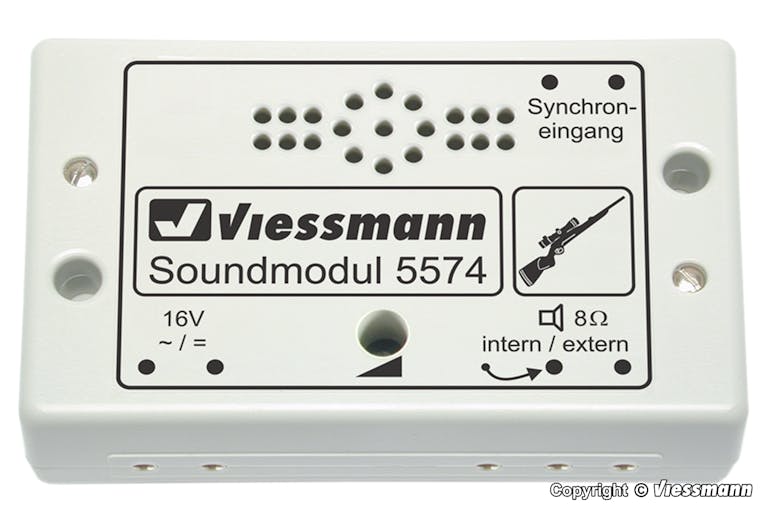 Viessmann 5574 Modulo sonoro per art. 1529 Cacciatore con fucile