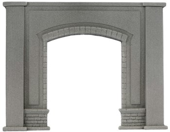 BUSCH 8191 Scala N Due portali galleria ad un binario (adatta per linea aerea BUSCH 8191 Scala N Due portali galleria ad un binario (adatta per linea aerea