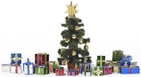 Busch 1140 Albero di Natale con puntale e set regali