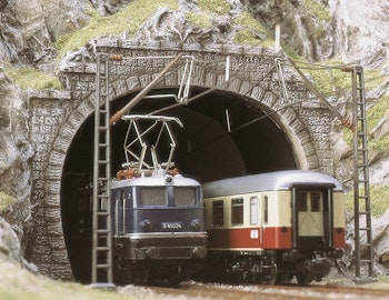 Busch 7027 Portale per tunnel a due binari, 2 pz.