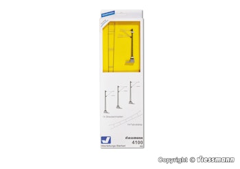 Viessmann 4100 Start set catenaria per linea aerea