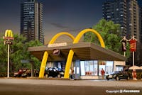 Vollmer 43634 Risotrante McDonald's con McDrive