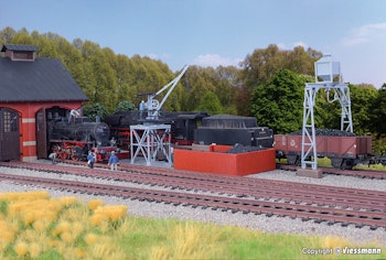 Kibri 39434 Deposito di carbone con rimessa per locomotive
