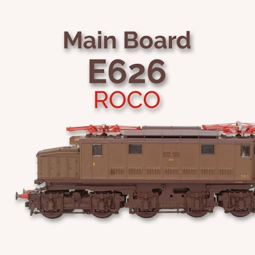 Almrose 4-30101  Main board per ROCO E626 con connettore decoder MTC21 e luci marcia Led