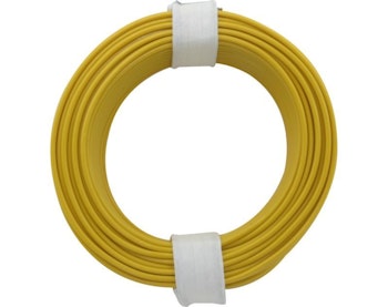 DONAU Elektronik 105-3 Cavo elettrico 0,5 mm isolato giallo 10 metri
