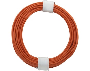 DONAU Elektronik 105-7 Cavo elettrico 0,5 mm isolato arancione 10 metri