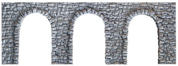 Noch 58260 Muro in pietra con archi di alleggerimento, 27 x 10 cm