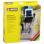 Noch 99150 Massicciata realizzata in foam con pietrisco marrone, rotolo 5 mt scala H0
