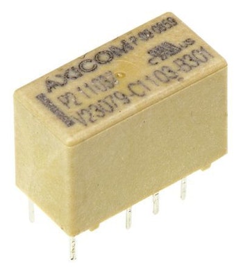 Tecnomodel 1838 Relè bistabile 12-16V cc, terminali per pcb