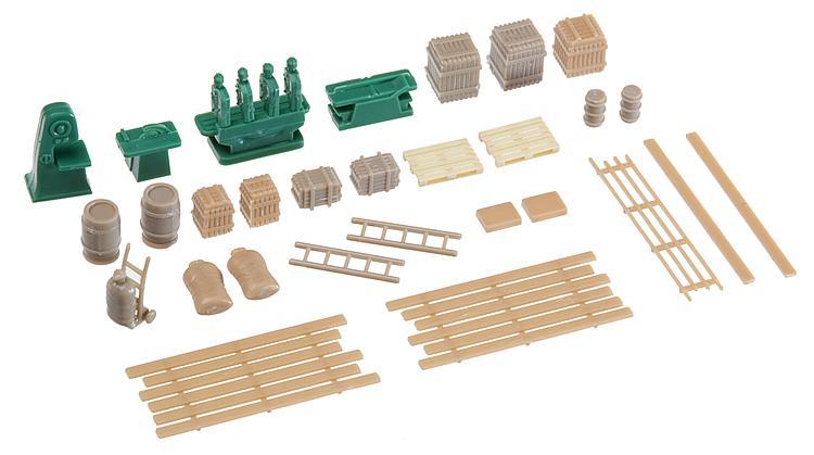 Maquette Train Faller 190200 - Set Manutention De Marchandise "Eel" - Échelle Ho 1/87