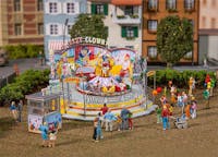 Faller 140424 Giostra Luna Park ''Crazy Clown'' funzionante