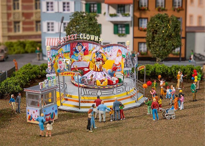 Faller 140424 Giostra Luna Park ''Crazy Clown'' funzionante