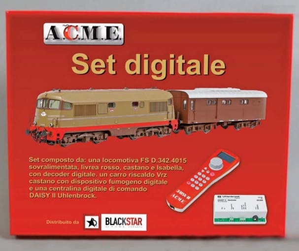 Acme 70047 Set Digitale con FS D.342.4015 e carro riscaldo con DCC 'Smoke'