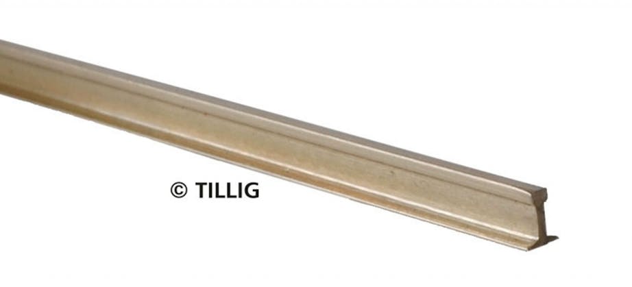 Tillig 82500 Profilo binari in argentone, cod. 100 - 2,5 mm, lunghezza 1000 mm