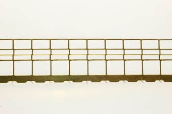 Tecnomodel R-084 Parapetto ringhiera per ponti con mancorrenti, in ottone Lunghezza 400 mm.