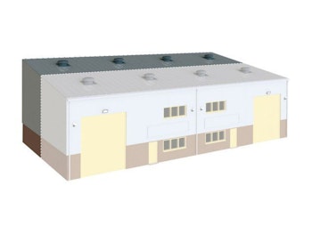 Peco SSM315 Elemento aggiuntivo per edificio industriale modulare  H0 Wills-Modern