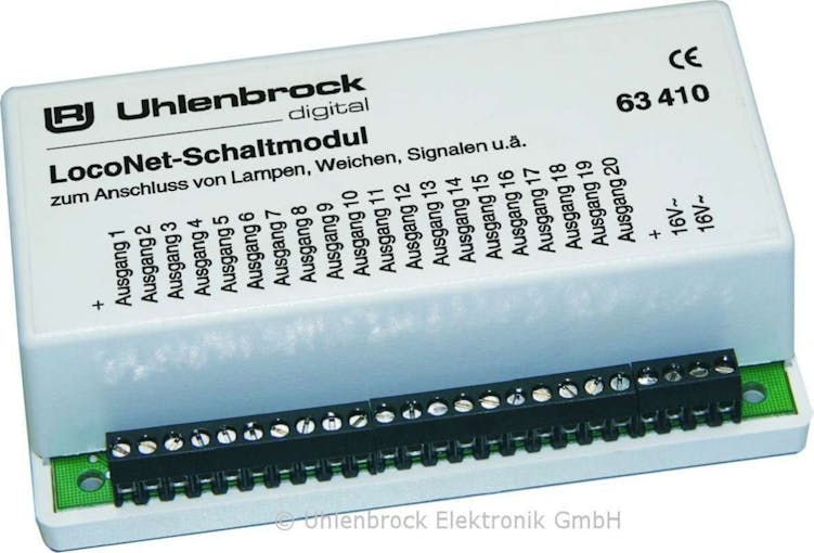 Uhlenbrock 63410 Modulo di commutazione LocoNet