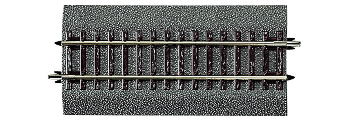 Roco 42510 Binario dritto G1 mm 230 con massicciata e traverse in