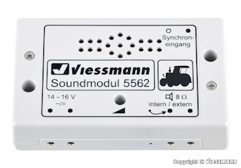 Viessmann 5562 Modulo sonoro per art. 1155 - 1167 trattore Lanz Bulldog