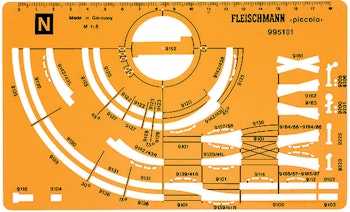 Fleischmann 995101 Fleischmann N, dima da disegno per tracciati
