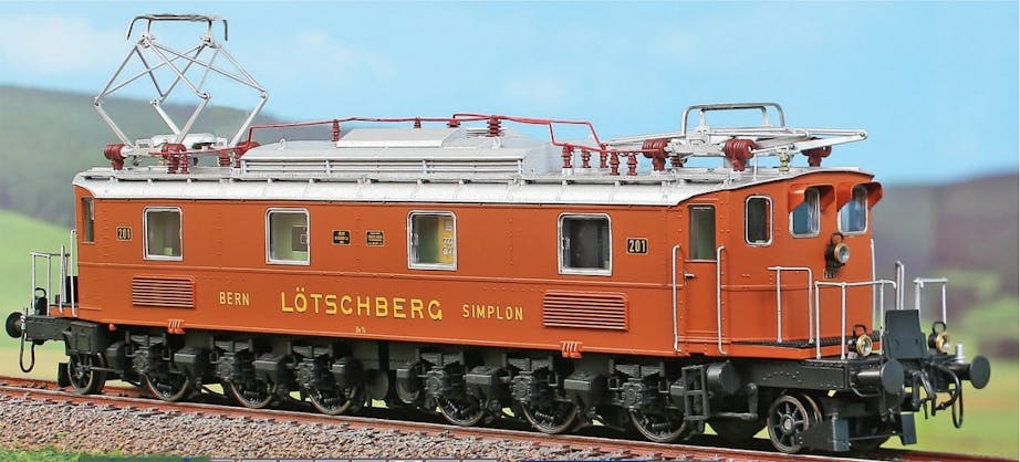Acme 65530 BLS Locomotiva elettrica Ae 6/8 201 BLS allo stato d'origine ep.II - AC (Marklin). Edizione Limitata