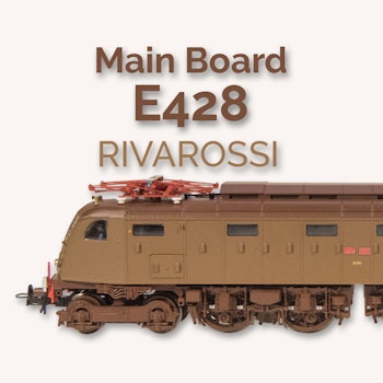 Almrose 4-30109 Main board per Rivarossi E428 con connettore decoder PLUX16