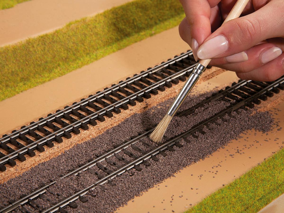 Ballast (pierres) Pour Modélisme Ferroviaire NOCH - Gris Foncé, 250g, échelle HO/N