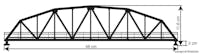 Kibri 39700 Ponte ferroviario in ferro per linea a un binario