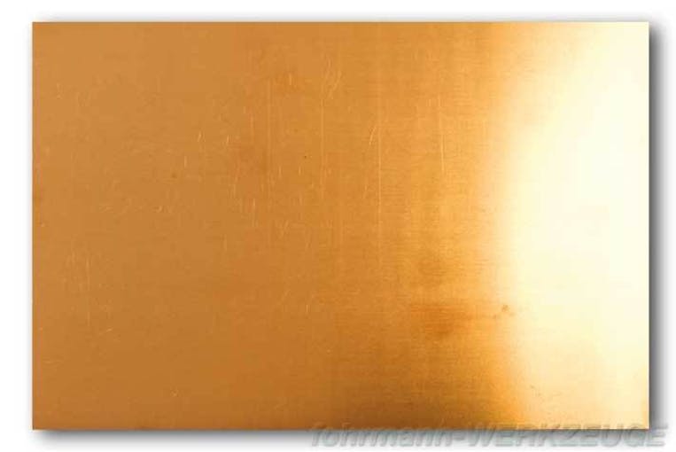 Tecnomodel F402001 Lastra di bronzo crudo fosforoso 150x200 mm spessore 0,10 mm