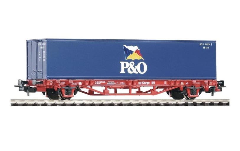 Piko 57706 DB Cargo pianale con container P&O ep.V