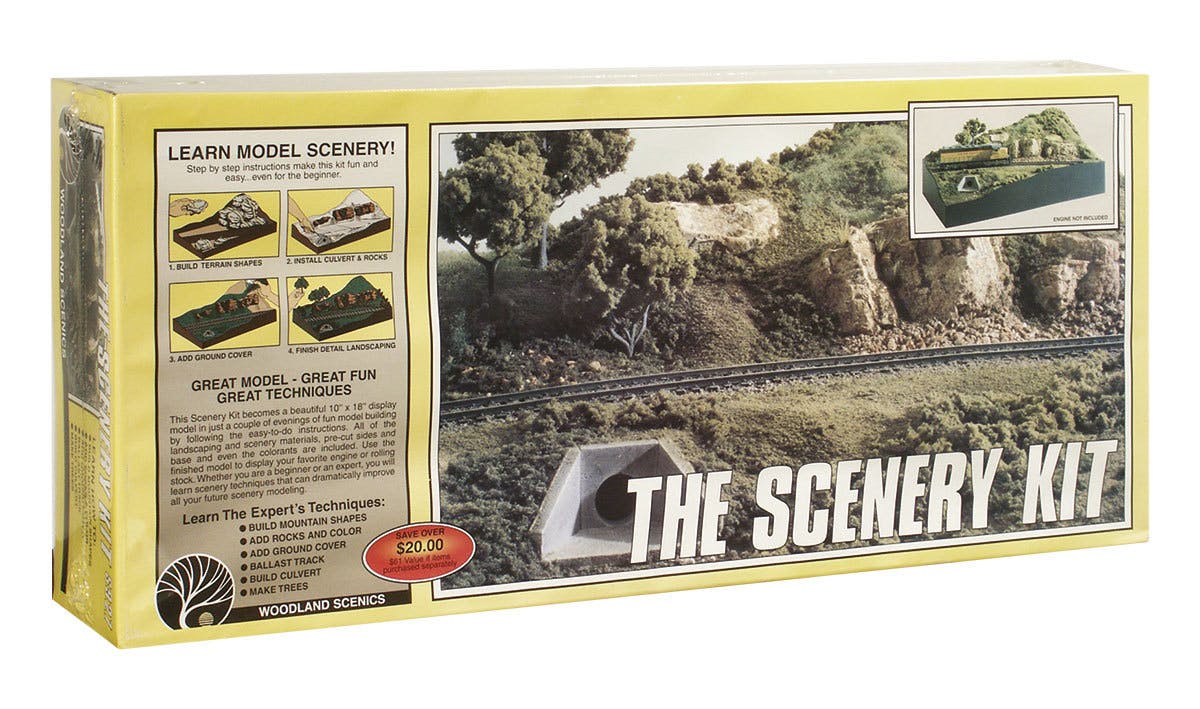 Woodland Scenics S927 The Scenery Kit - Diorama in scala H0 