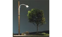 Woodland Scenics JP5630 Wooden Pole Street Lights - Set 3 lampioni stradali con palo in legno
