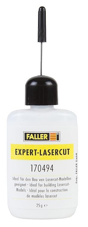 Faller 170494 Colla Expert Laser cut con applicatore, 25 ml