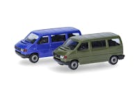 Herpa 012805-002 MiniKit:set due furgoni Volkswagen (VW) T4, verde/azzurro