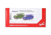 Herpa 012805-002 MiniKit:set due furgoni Volkswagen (VW) T4, verde/azzurro