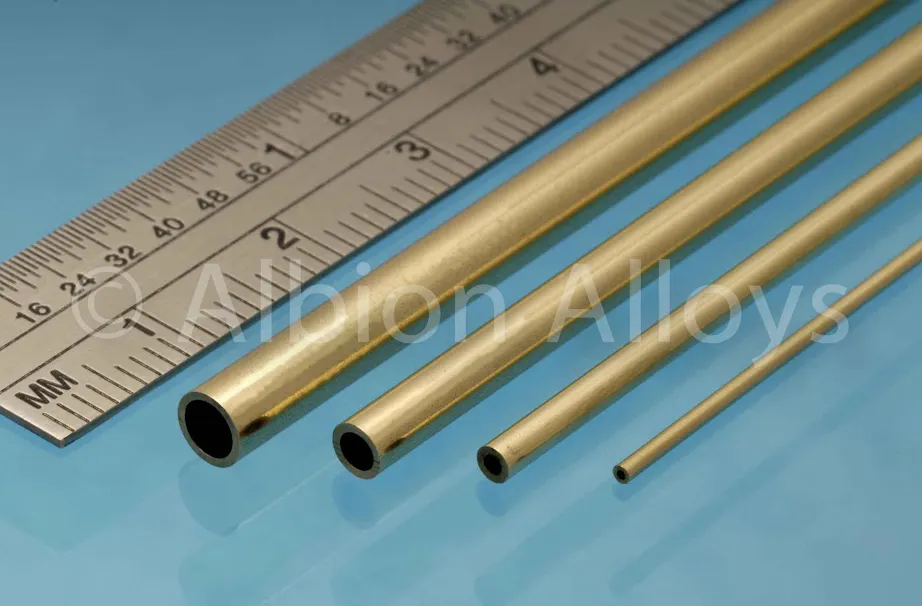 Tubo Ottone Albion Alloys BT1XM Per Modellismo &ndash; Precisione, Varie Misure