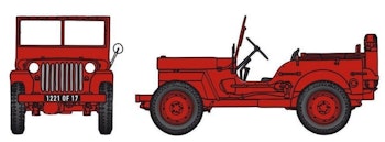 REE Modeles CB-089 Jeep  Vigili del Fuoco 
