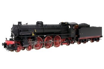 Os.kar 1694 FS Gr. 691.025 locomotiva a vapore ep. III con fanali elettrici e vomere