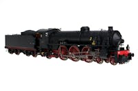 Os.kar 1692 FS Gr.691.023 locomotiva a vapore ep. III con fanali a petrolio e vomere